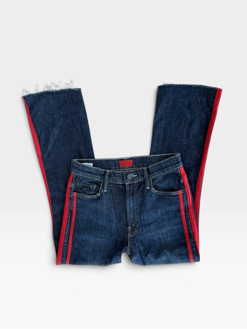MOTHER Denim The Insider Crop Step Fray | Speed Racer Wash | Women’s Size 26